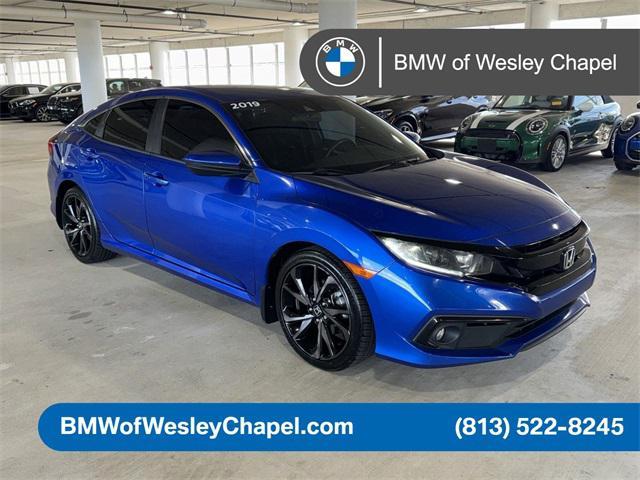 used 2019 Honda Civic car, priced at $16,300