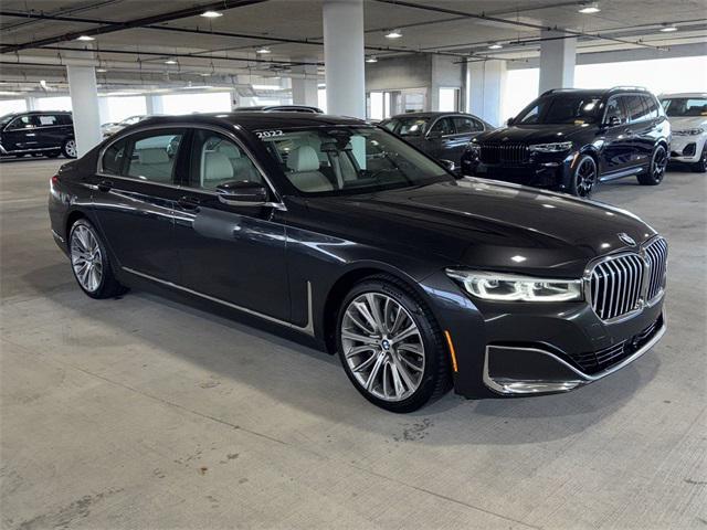 used 2022 BMW 740 car, priced at $48,500