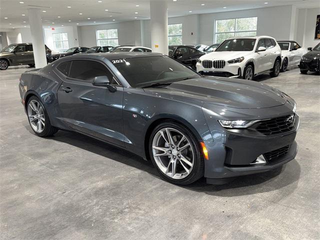 used 2021 Chevrolet Camaro car, priced at $23,200