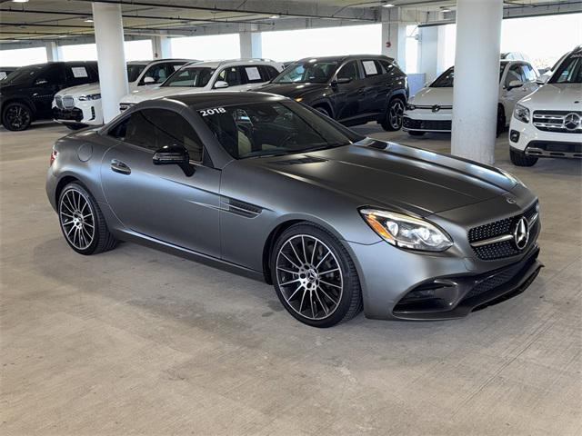 used 2018 Mercedes-Benz SLC 300 car, priced at $20,855