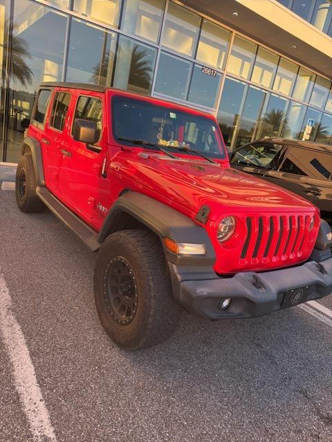 used 2020 Jeep Wrangler Unlimited car, priced at $26,202