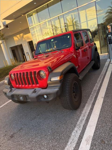 used 2020 Jeep Wrangler Unlimited car, priced at $26,202