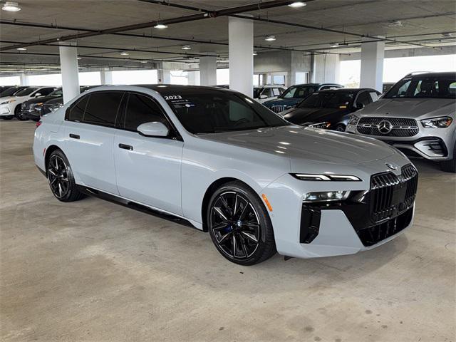 used 2023 BMW 740 car, priced at $66,579