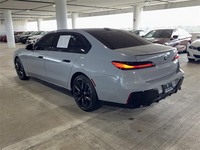 used 2023 BMW 740 car, priced at $66,579