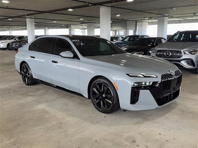 used 2023 BMW 740 car, priced at $66,579