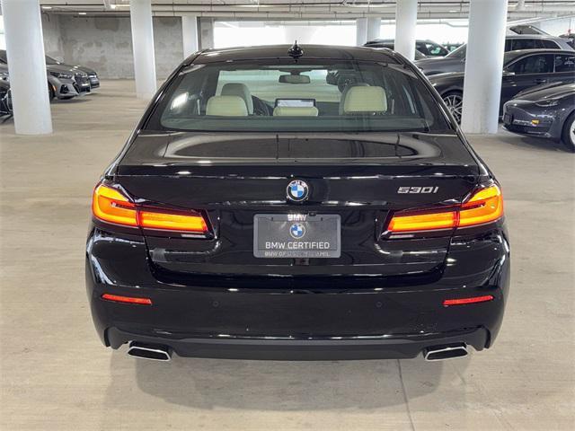 used 2022 BMW 530 car, priced at $35,400
