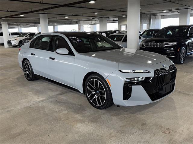 used 2024 BMW 760 car, priced at $91,011
