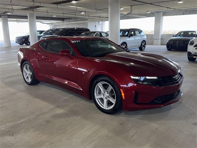 used 2021 Chevrolet Camaro car, priced at $22,200