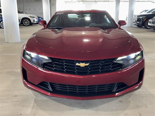 used 2021 Chevrolet Camaro car, priced at $22,200