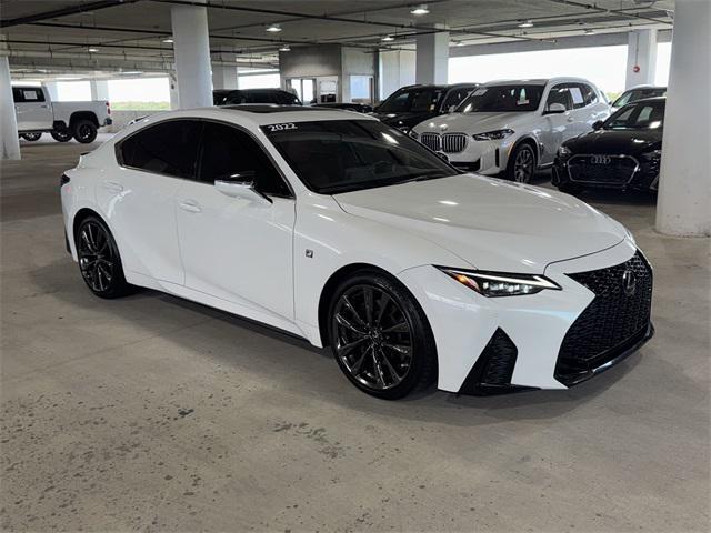 used 2022 Lexus IS 350 car, priced at $38,600