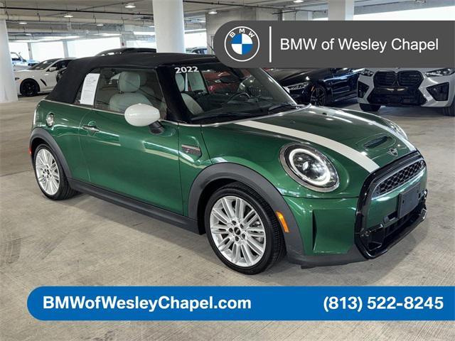 used 2022 MINI Convertible car, priced at $28,200