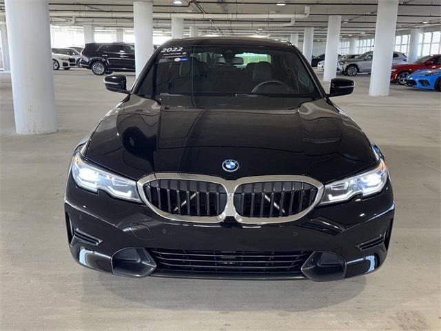 used 2022 BMW 330e car, priced at $29,200
