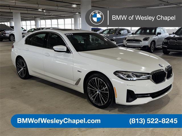 used 2023 BMW 530e car, priced at $31,100