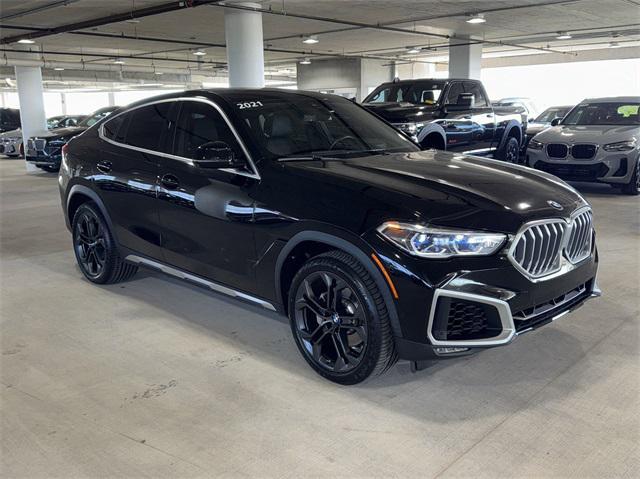 used 2021 BMW X6 car, priced at $50,086