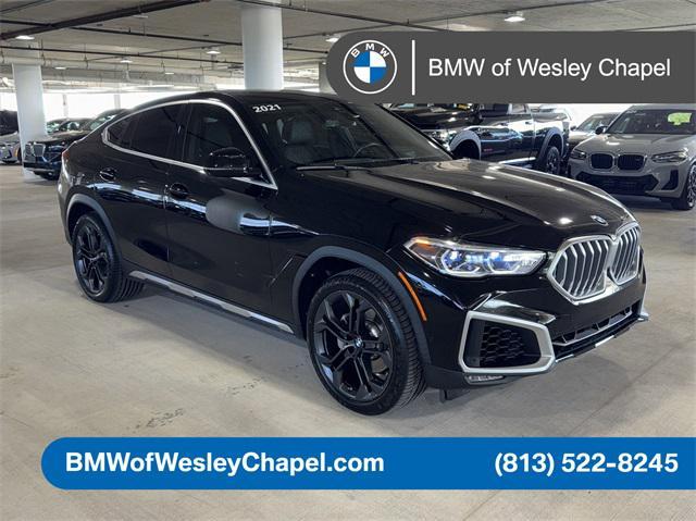 used 2021 BMW X6 car, priced at $50,086