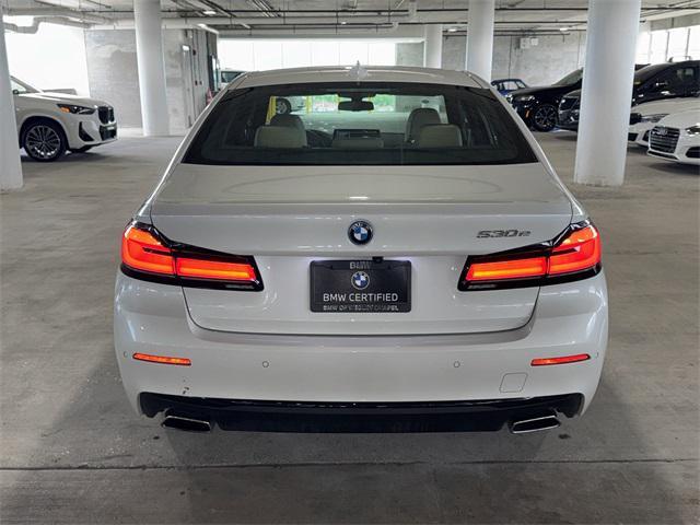 used 2023 BMW 530e car, priced at $43,607