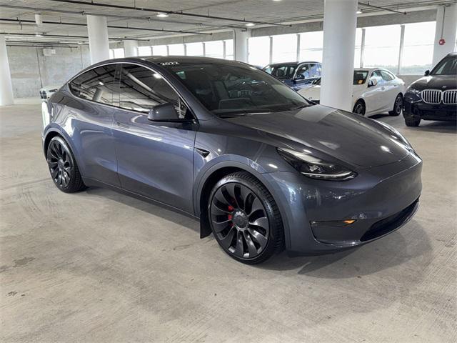 used 2022 Tesla Model Y car, priced at $27,800