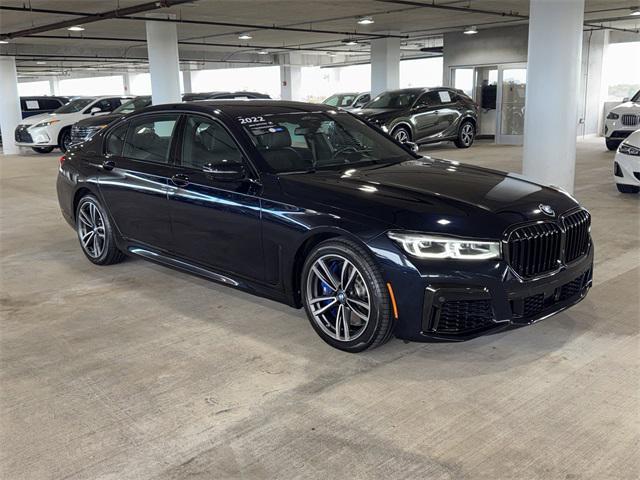 used 2022 BMW 750 car, priced at $56,500