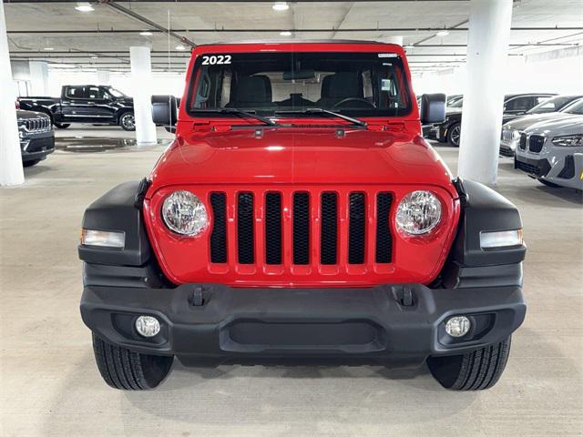 used 2022 Jeep Wrangler Unlimited car, priced at $34,800