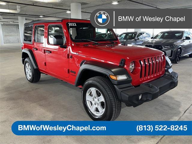 used 2022 Jeep Wrangler Unlimited car, priced at $37,000