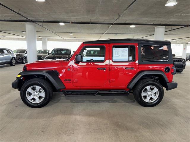 used 2022 Jeep Wrangler Unlimited car, priced at $34,800