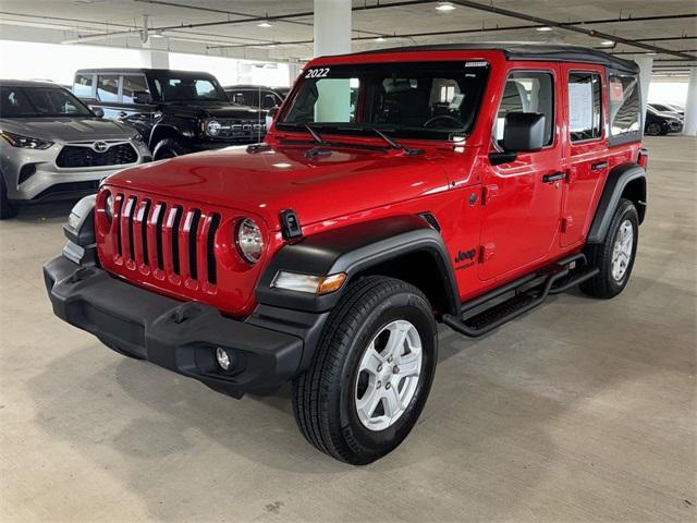 used 2022 Jeep Wrangler Unlimited car, priced at $34,800