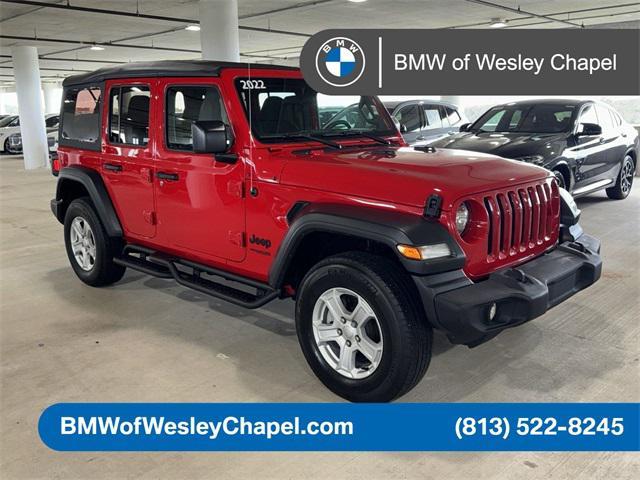 used 2022 Jeep Wrangler Unlimited car, priced at $34,800