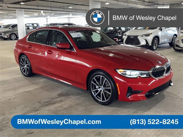 used 2021 BMW 330 car, priced at $27,500