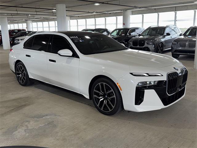 used 2024 BMW 740 car, priced at $82,700