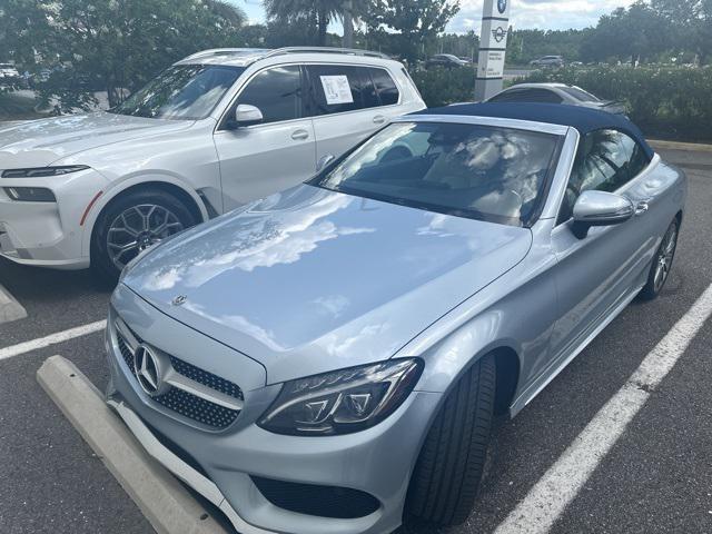 used 2018 Mercedes-Benz C-Class car, priced at $29,400