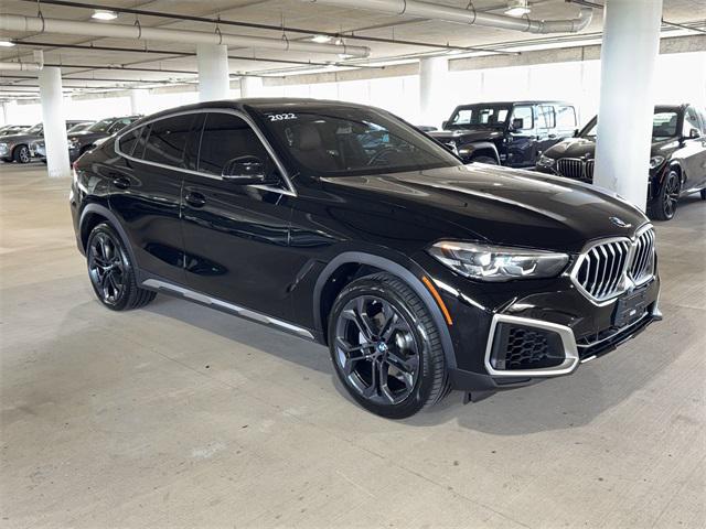 used 2022 BMW X6 car, priced at $58,200