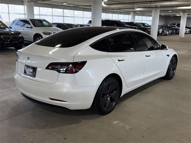 used 2021 Tesla Model 3 car, priced at $22,500