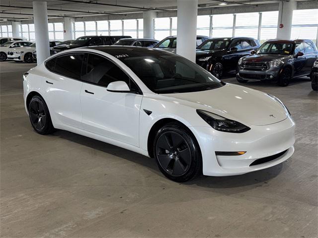 used 2021 Tesla Model 3 car, priced at $22,500