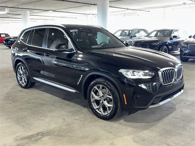 used 2022 BMW X3 car, priced at $33,900