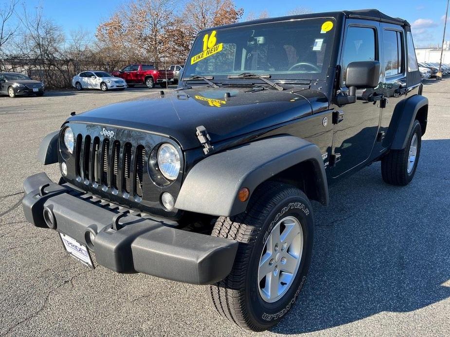 used 2016 Jeep Wrangler Unlimited car, priced at $17,800