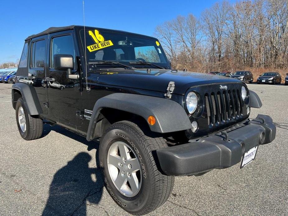 used 2016 Jeep Wrangler Unlimited car, priced at $17,770