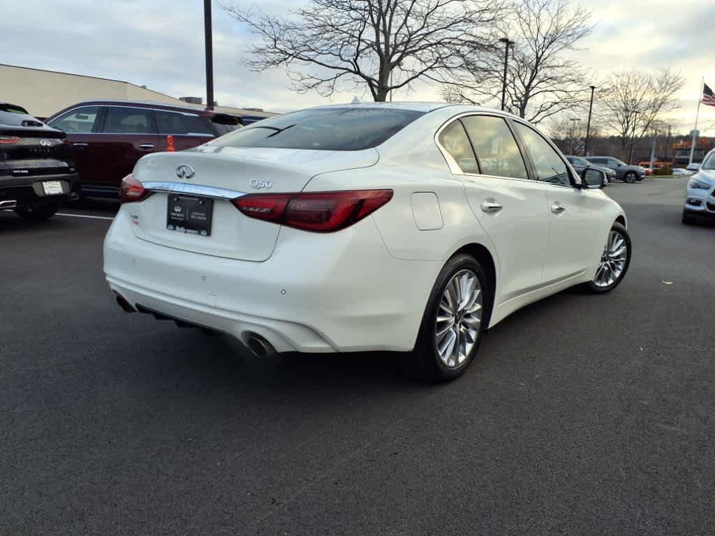 used 2021 INFINITI Q50 car, priced at $27,605