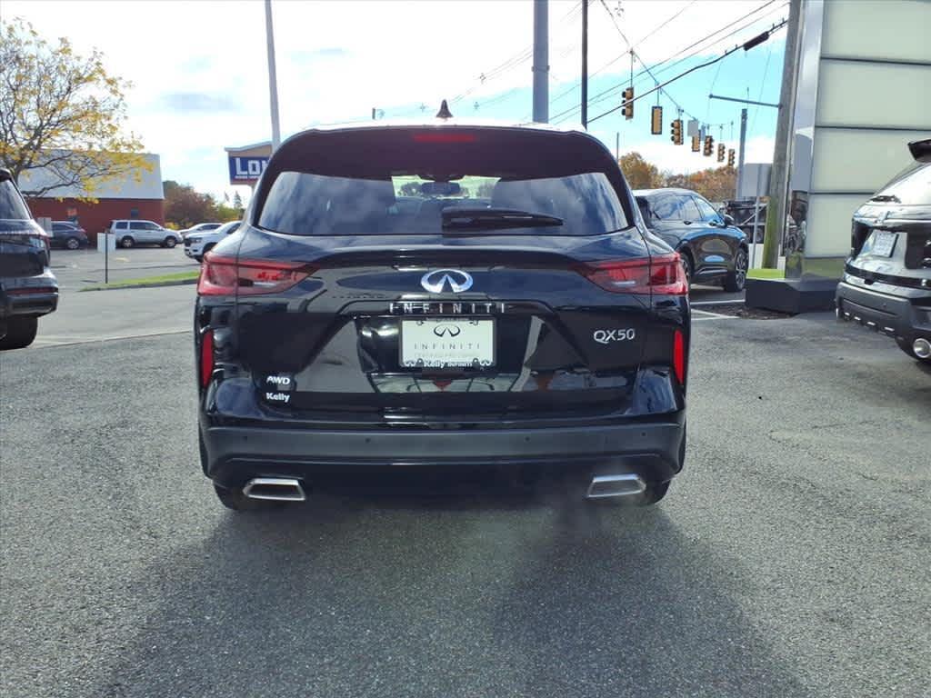 used 2022 INFINITI QX50 car, priced at $29,837
