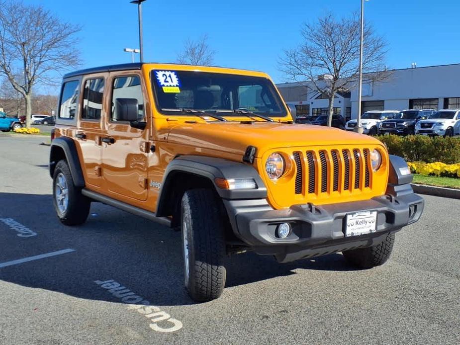 used 2021 Jeep Wrangler Unlimited car, priced at $28,988