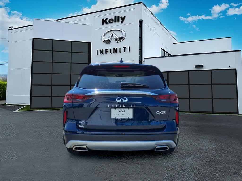 used 2022 INFINITI QX50 car, priced at $33,495
