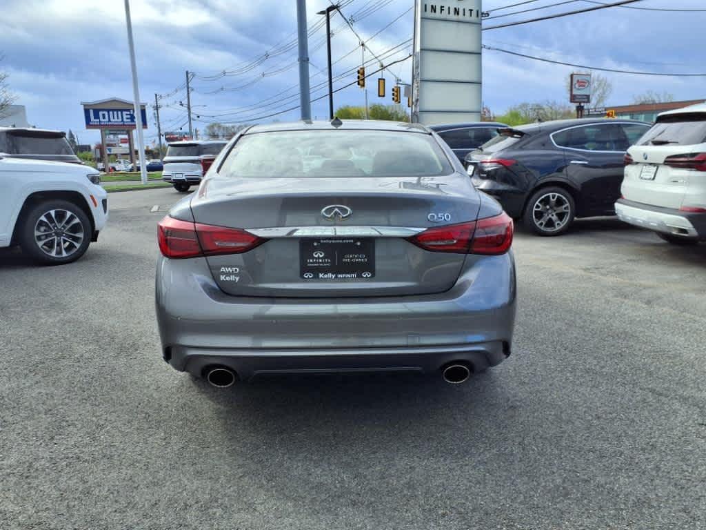 used 2022 INFINITI Q50 car, priced at $34,588