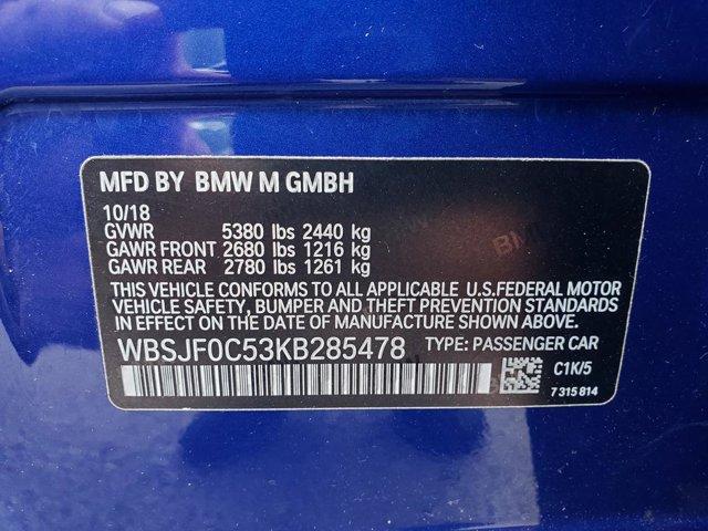 used 2019 BMW M5 car, priced at $56,493