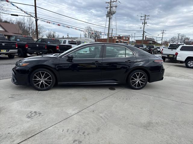 used 2021 Toyota Camry car, priced at $19,555