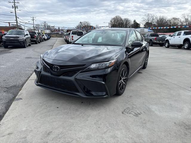 used 2021 Toyota Camry car, priced at $19,555