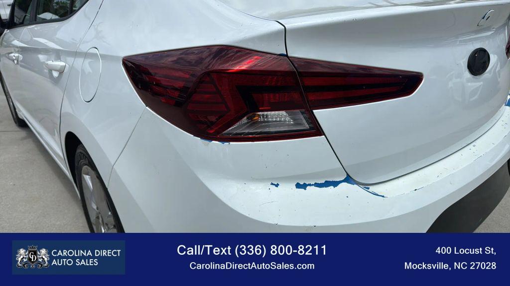 used 2019 Hyundai Elantra car, priced at $9,999