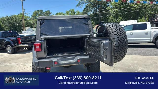 used 2018 Jeep Wrangler Unlimited car, priced at $31,777