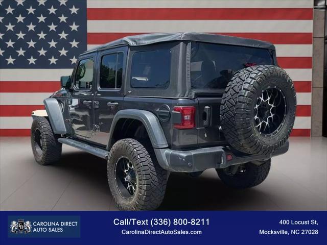 used 2018 Jeep Wrangler Unlimited car, priced at $31,777