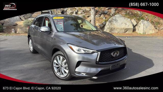 used 2021 INFINITI QX50 car, priced at $17,995