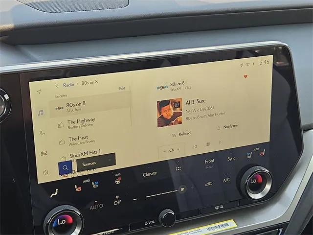 new 2025 Lexus TX 500h car, priced at $69,919