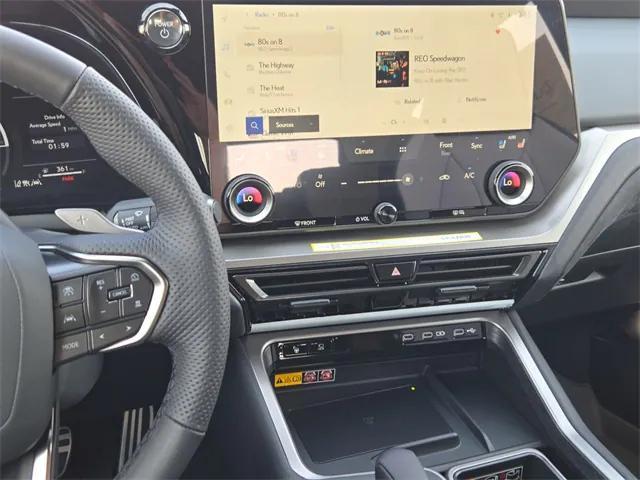 new 2025 Lexus TX 500h car, priced at $69,919